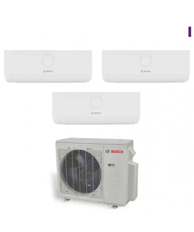 Condizionatore Climatizzatore Junkers Bosch Trial Split Climate 5000 R-32 9000+9000+12000 Con 5000M 79/3 E Wi-Fi Optional