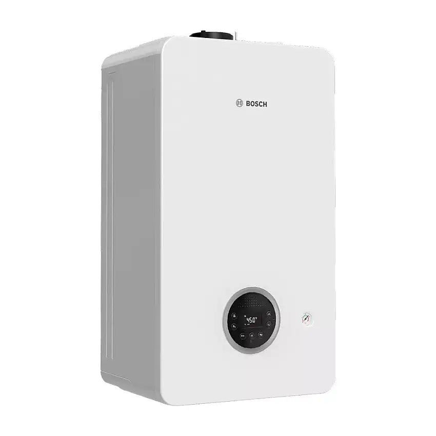Caldaia a Condensazione Junkers Bosch Condens 2300 W GC2300W 24 C KW Bianca Metano/GPL Cod. 7736901284 - Completa di Kit Scarico Fumi