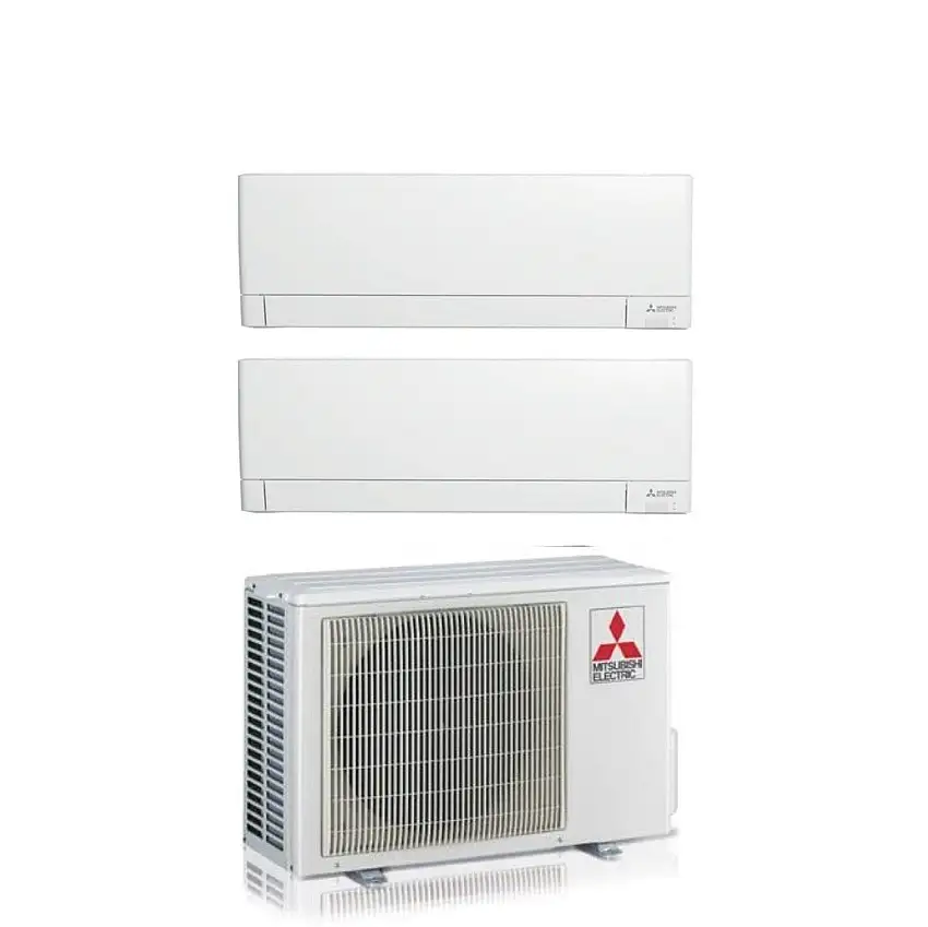 Condizionatore Climatizzatore Mitsubishi Electric Dual Split R-32 MSZ-AY 12000+18000 Btu Con MXZ-3F54VF3 Wi-Fi Integrato