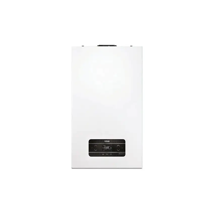 Caldaia Riello Residence HM 35 KIS Cod. 20205319 Metano/GPL 35 kW a Condensazione + Kit Fumi + Cronotermostato Hi-Comfort T100 Cod. 20193354 in Omaggio