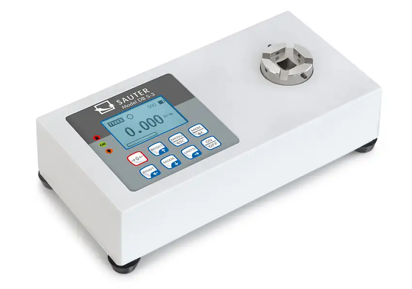Misuratore di torsione Sauter DB 0.5-4, range di misura 0,5 Nm, leggibilità 0.0001 Nm