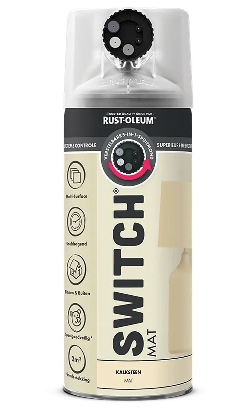 Rust-Oleum Switch Vernice spray opaca 400 ml - Pietra calcarea