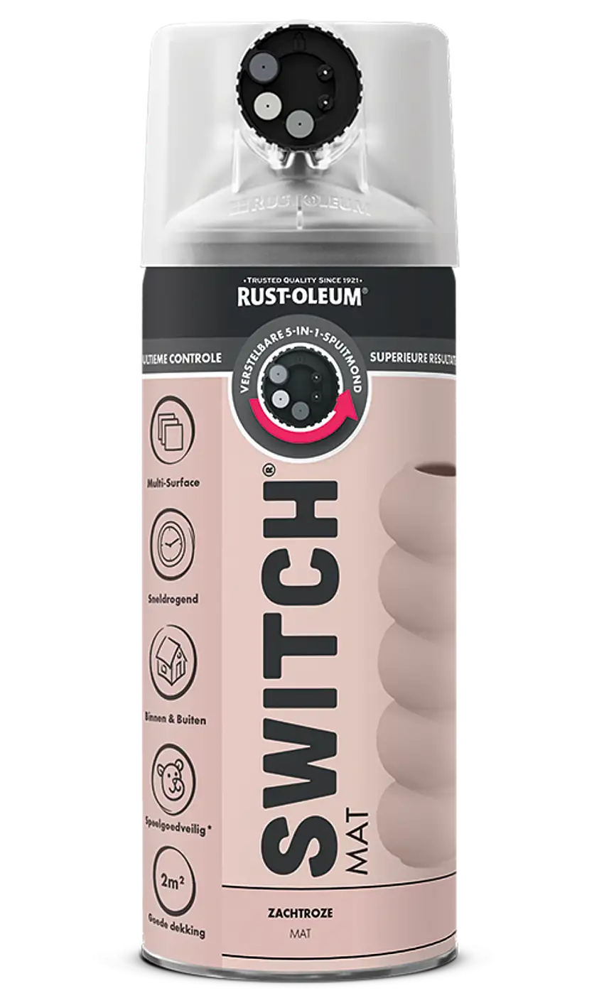 Rust-Oleum Switch Vernice spray opaca 400 ml - Rosa tenue