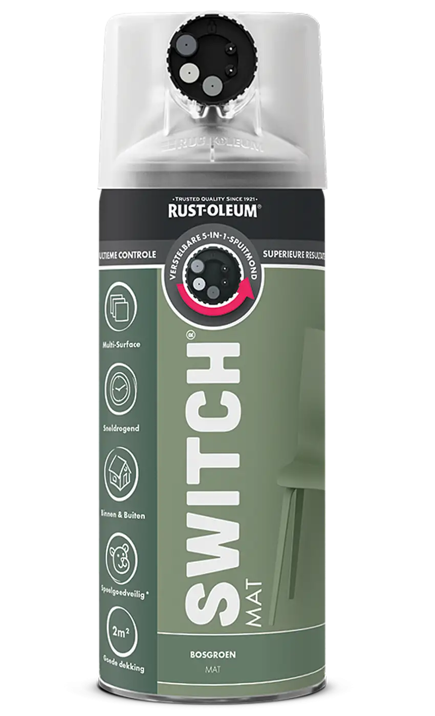 Rust-Oleum Switch Vernice spray opaca 400 ml - Verde foresta