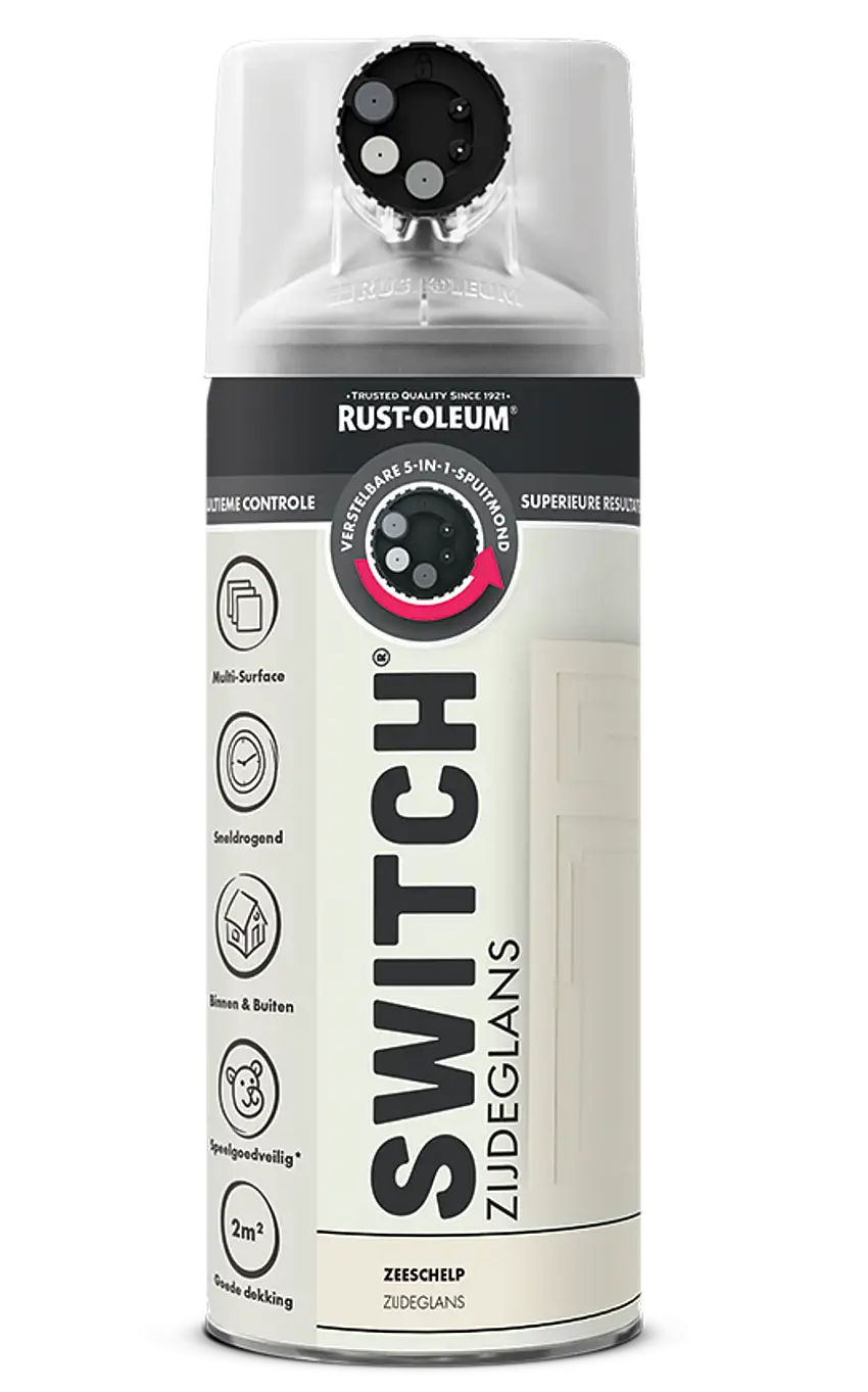 Rust-Oleum Switch Vernice Spray Lucida Seta 400ml - Conchiglia di mare