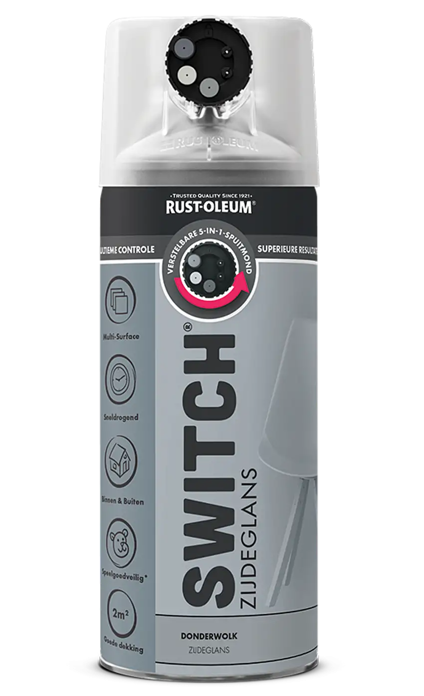 Rust-Oleum Switch Vernice Spray Lucida Seta 400ml - Thundercloud (Nuvola temporalesca)