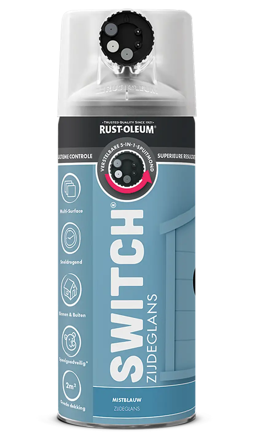 Rust-Oleum Switch Vernice Spray Seta Lucida 400ml - Blu nebbia