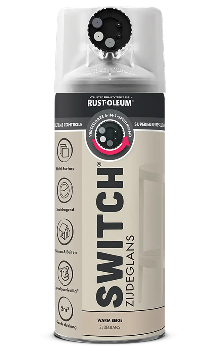 Rust-Oleum Switch Vernice Spray Lucida Seta 400ml - Beige caldo