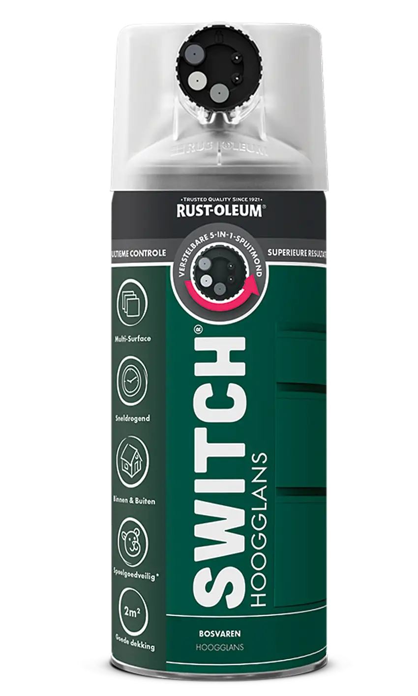 Rust-Oleum Switch Vernice spray ad alta lucentezza 400 ml - Felce di bosco