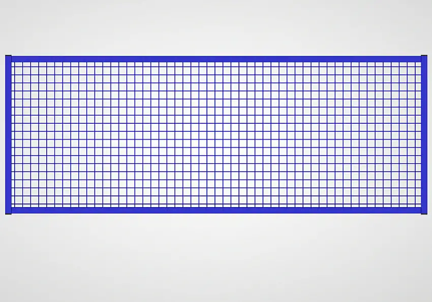 Sistema di pareti divisorie 9200, elemento sopralzo per porta scorrevole L 2000 mm, blu oltremare
