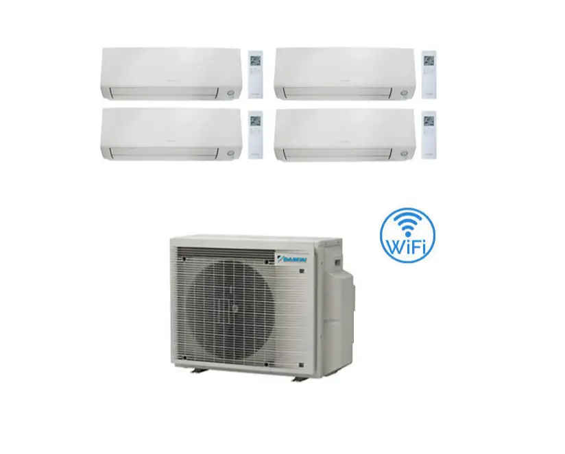 Condizionatore Climatizzatore Daikin Perfera All Seasons Quadri Split Inverter R-32 7000+7000+9000+15000 con 4MXM80N/A9 Wi-Fi Integrato