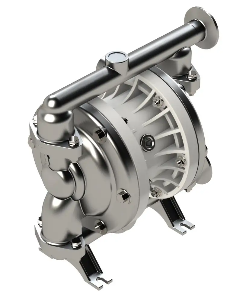 Pompa a doppia membrana ad aria compressa PURE ATEX 1/2 in acciaio inox/ EPDM-PP / PTFE