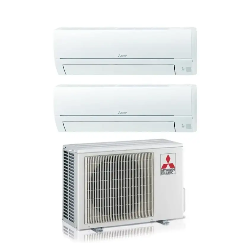 Condizionatore Climatizzatore Mitsubishi Electric Dual Split Inverter R-32 Smart MSZ-HR 9000+9000 BTU Con MXZ-2HA40VF Wifi Optional 9+9