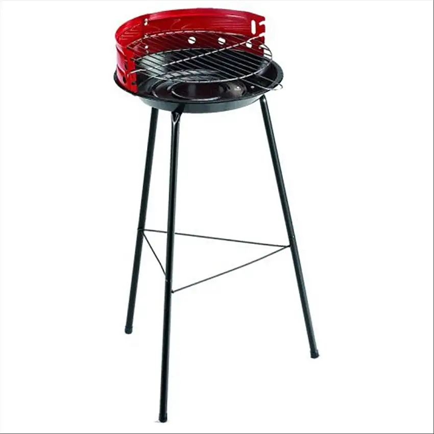 Barbecue "Sirio" in acciaio verniciato con griglia di cottura e gambe ad innesto