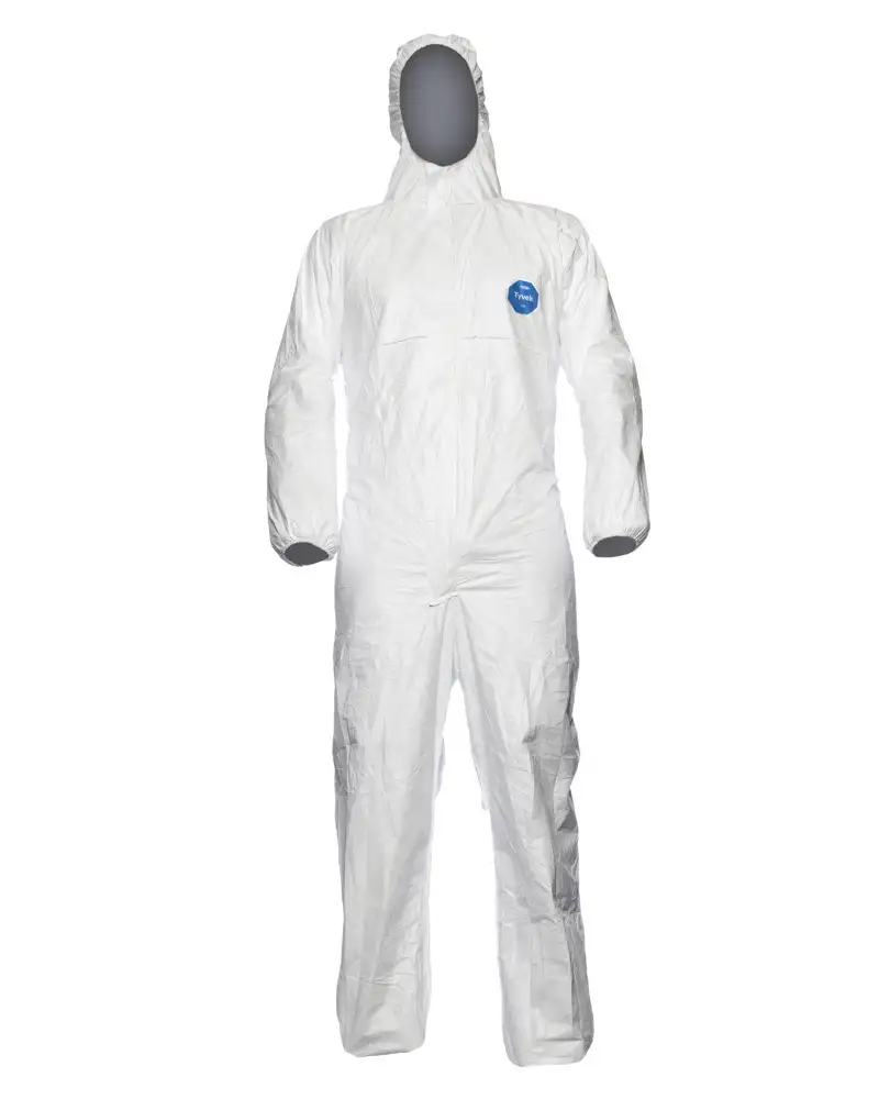 Tuta di protez. per sost. chim. Tyvek Classic Xpert, CE/PSA cat. III, tipo 5, 6, tag. M, col. bianco