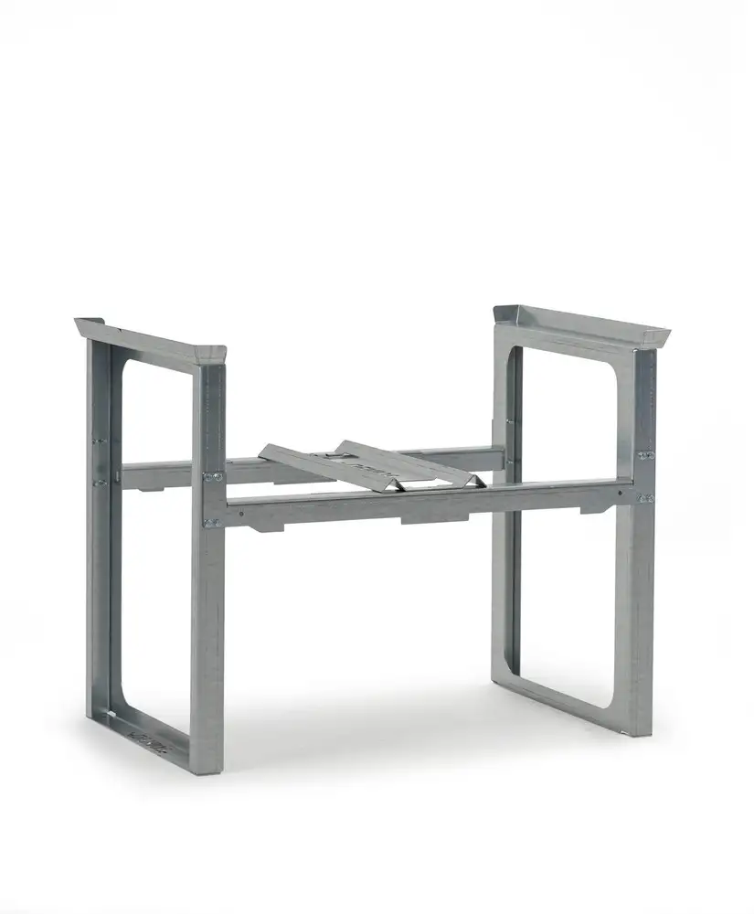 Scaffalatura per fusti/stazione di travaso per 1 fusto da 60 o 200 l., impilabile, 1049x682x837mm