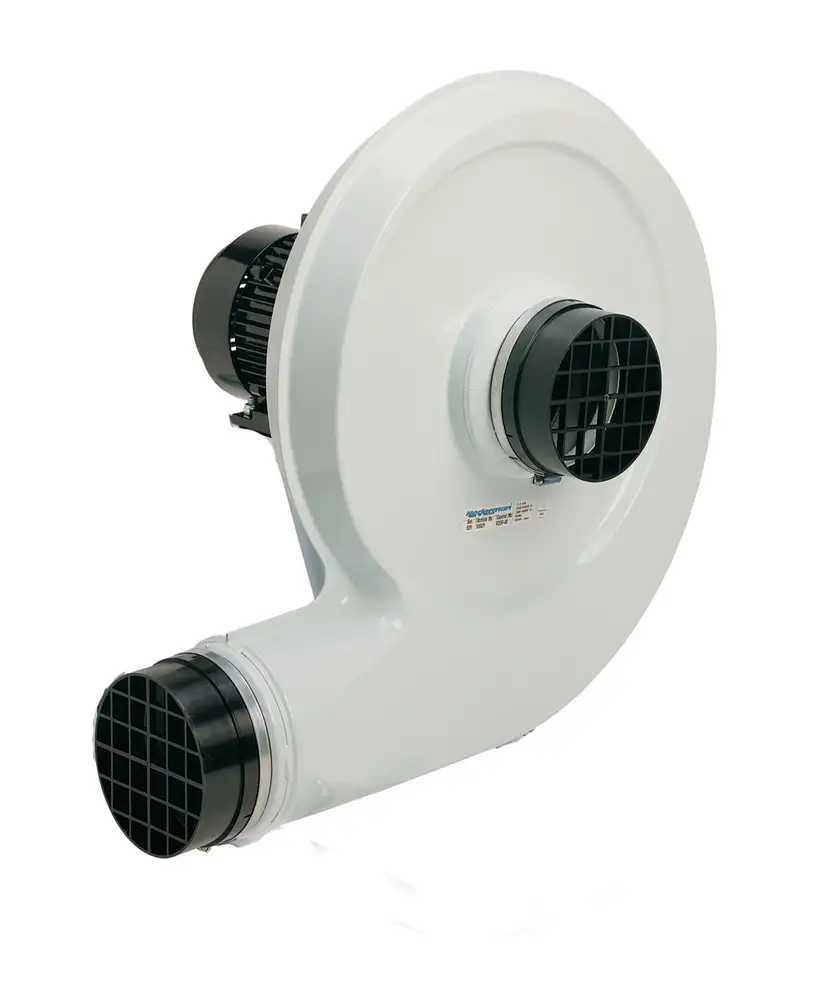 Ventilatore radiale N29, involucro in acciaio, potenza 2,2 kW, versione da pavimento, trifase