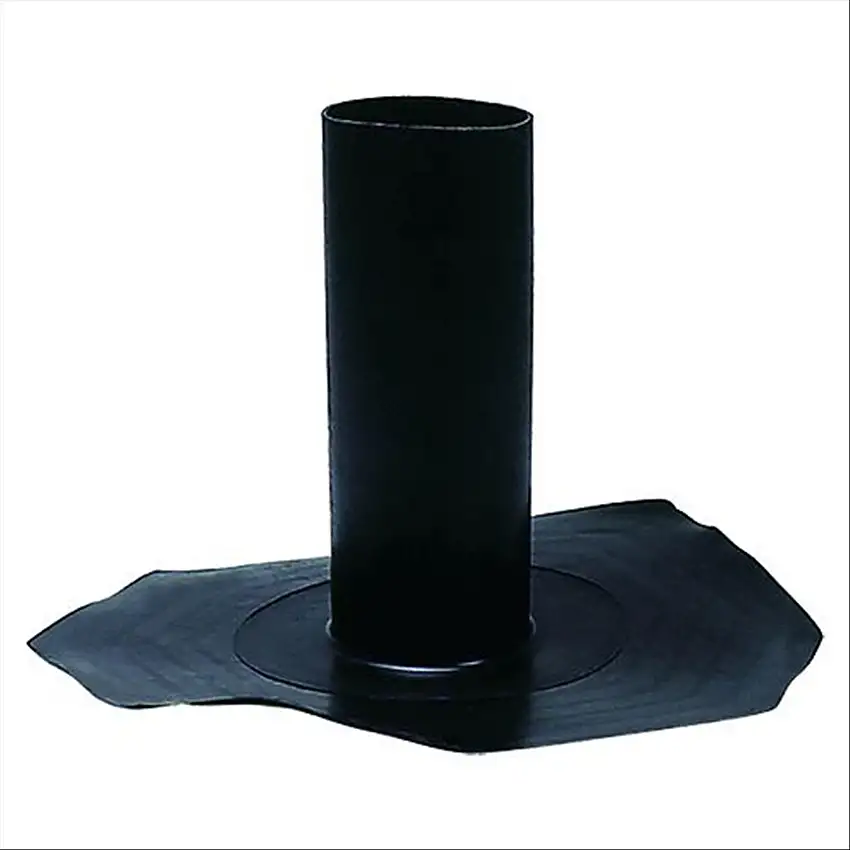 Bocchettone di scarico color nero in plastica