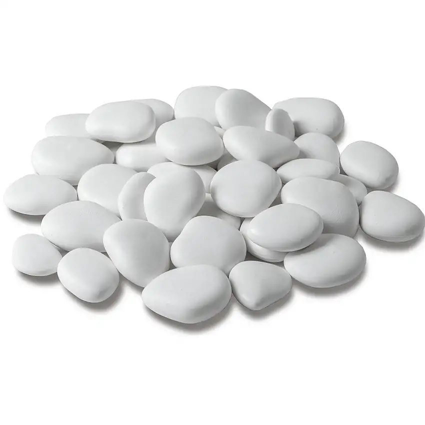 Sassi decorativi in plastica riciclata "re-pebbles" ciottoli antiusura da esterno ed interno