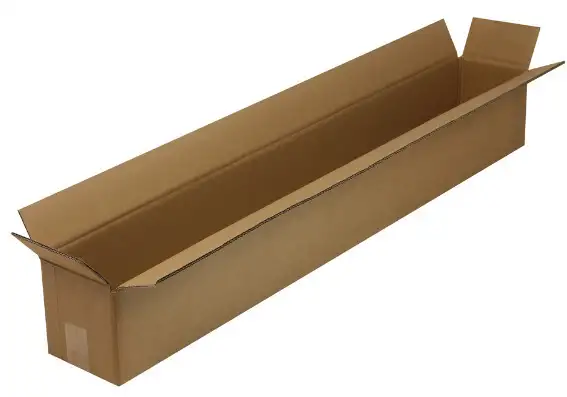 Scatola pieghevole in cartone ondulato, 2 onde, dimensioni interne 1200x150x150 mm, qualità 2.30BC