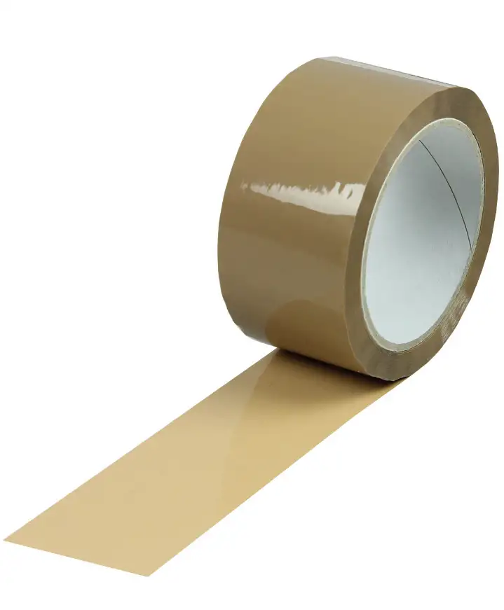 Nastro adesivo in PP, leggero, larghezza 50 mm, lunghezza 66 m, spessore 48µ, marrone