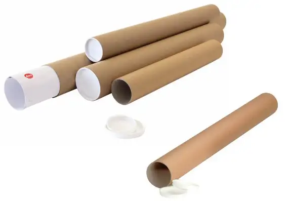 Tubo per spedizione di diametro 60 mm, lunghezza 610 mm, per formato A1