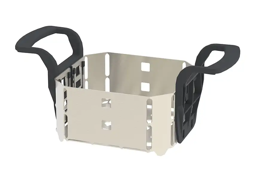 Cestello in acciaio inox per disp. di pulizia a ultrasuoni Elmasonic Easy 20 e Easy 20 H