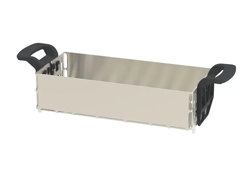 Cestello in acciaio inox per disp. di pulizia a ultrasuoni Elmasonic Easy 10 e Easy 10 H