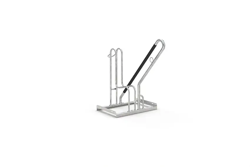 Rastrelliera per bici 4801 XXBF, paracolpi, L 600 mm, collocazione libera, ampliabile