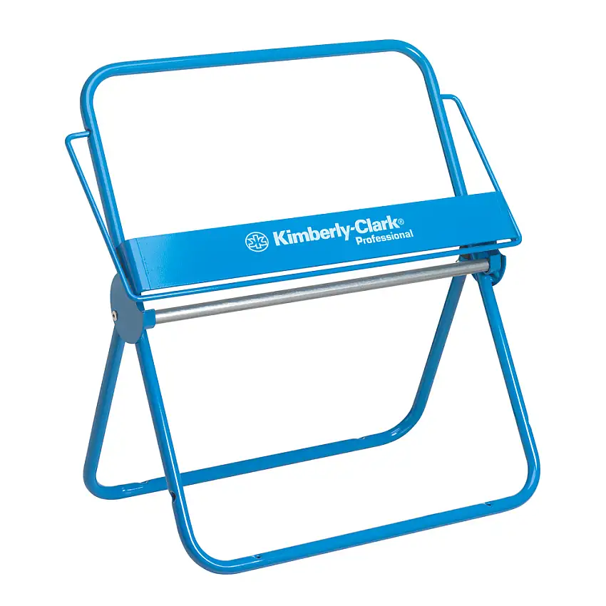 Dispenser K-Clark Professional x salv. asciug. in carta per rot. di grandi dimens.,6146,acc.inox,blu