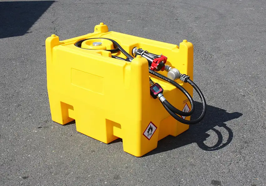 Serbatoio mobile per Diesel, 220 litri, con pompa da 24 V, senza coperchio