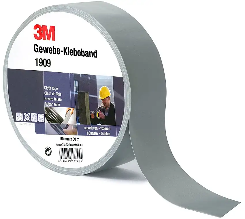 3M Nastro Telato 50mm - 50 Metri Argento