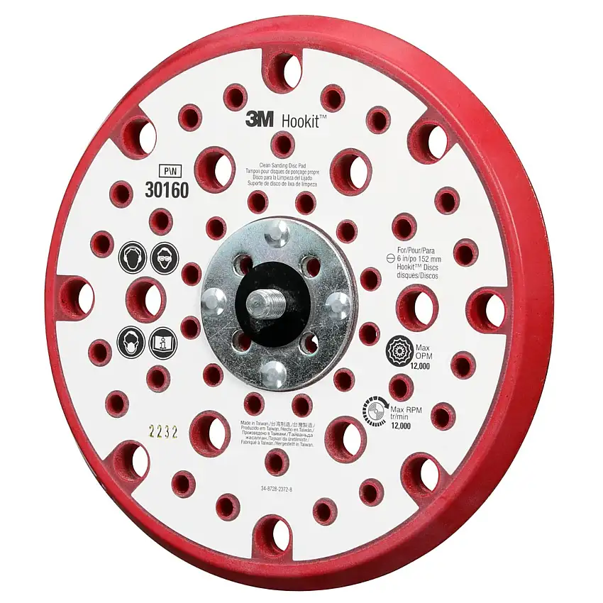 3M 30160 Platorello Hookit Multihole Ø 150 mm