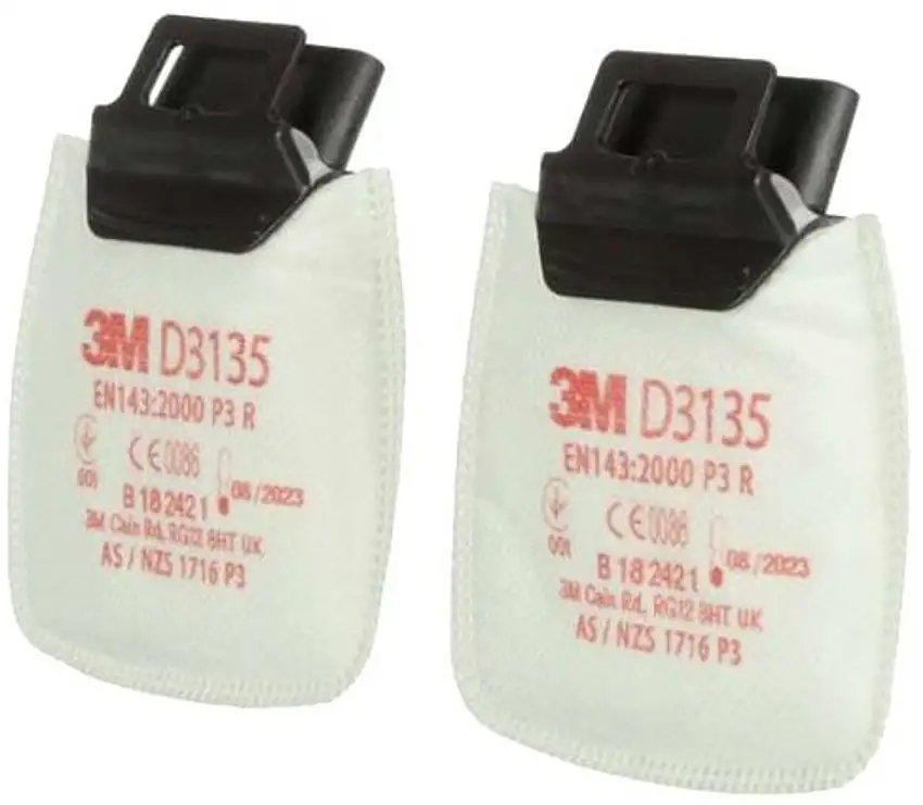 3M Filtri Antiparticolato, P3 Per Semimaschera Secure Click - 2pz