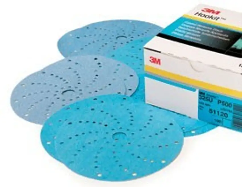 3M Hookit Blu Dischetti Abrasivi Ø150mm Multiforati - 100pz