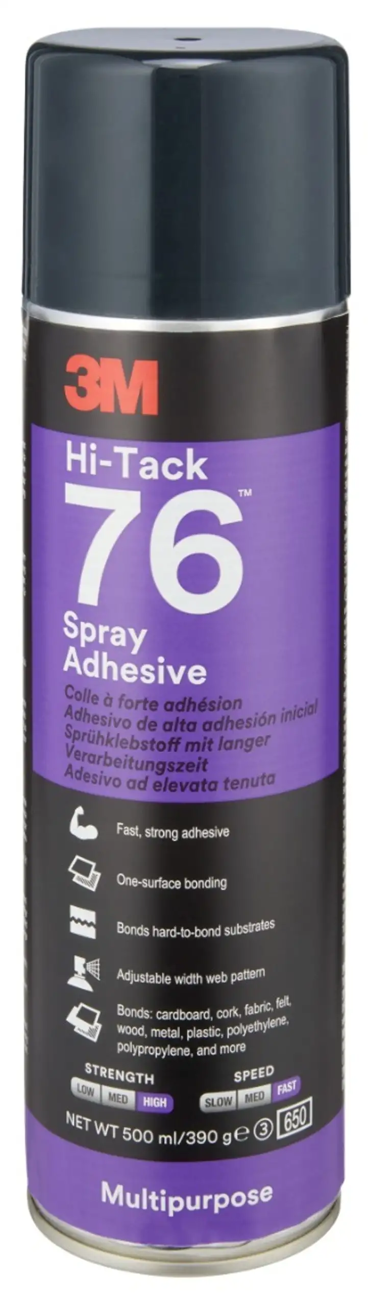 3M™ 76 Hi-Tack Adesivo Spray 500ml