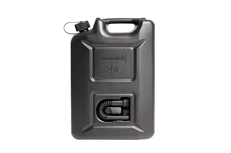 Tanica per carburante PROFI, 20 litri, nera, con omologazione UN, conf. = 3 pezzi