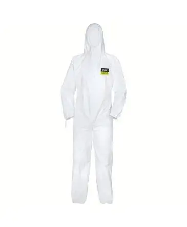 Tuta protettiva monouso uvex, 5/6 classic light, Cat. III, tipo 5, 6, bianco, taglia L, 10 pz.