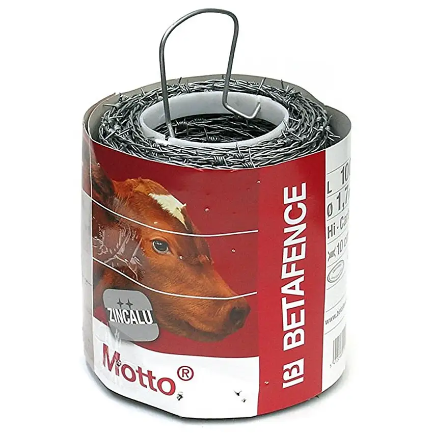 Filo spinato zincato per recinzione metallica dispenser con maniglia