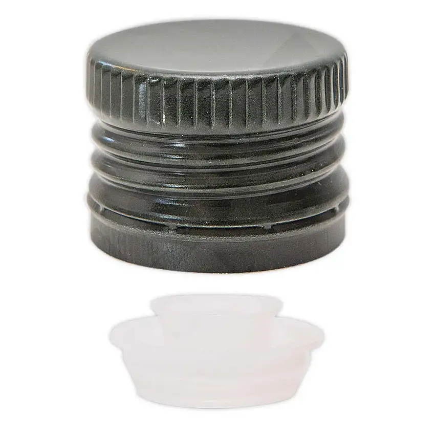 Tappi a vite con versatore salva goccia per bottiglie in vetro 31.5 mm 24 pezzi