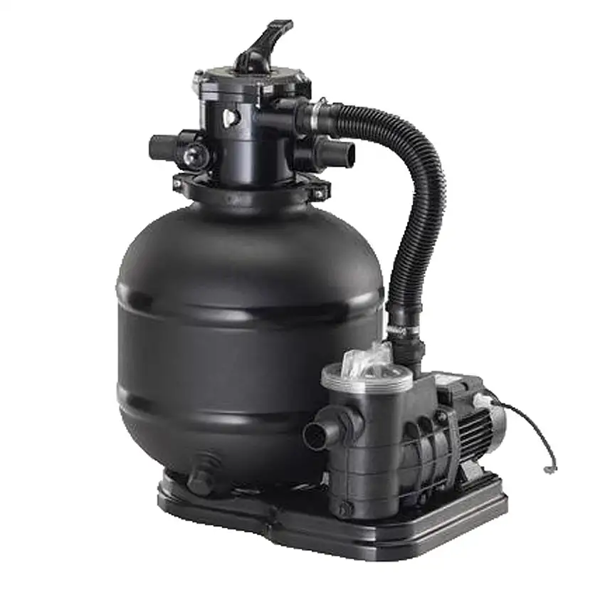 Pompa di filtraggio a sabbia per piscine fuori terra depuratore a pressione da 8000 lt/h 550 W
