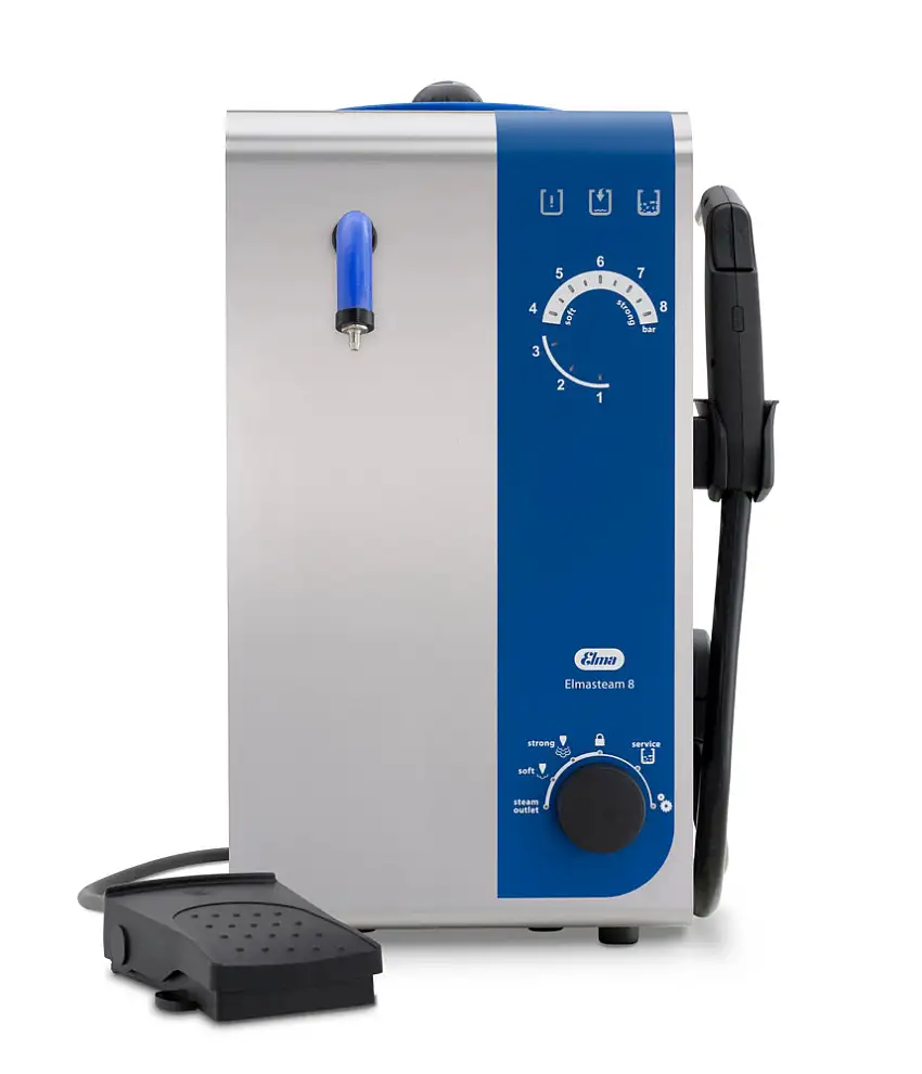 Idropulitrice a vapore Elmasteam 8 basic P-HS-FD-DL,ugello fisso,manipolo,pompa, press.vapore 4-8bar