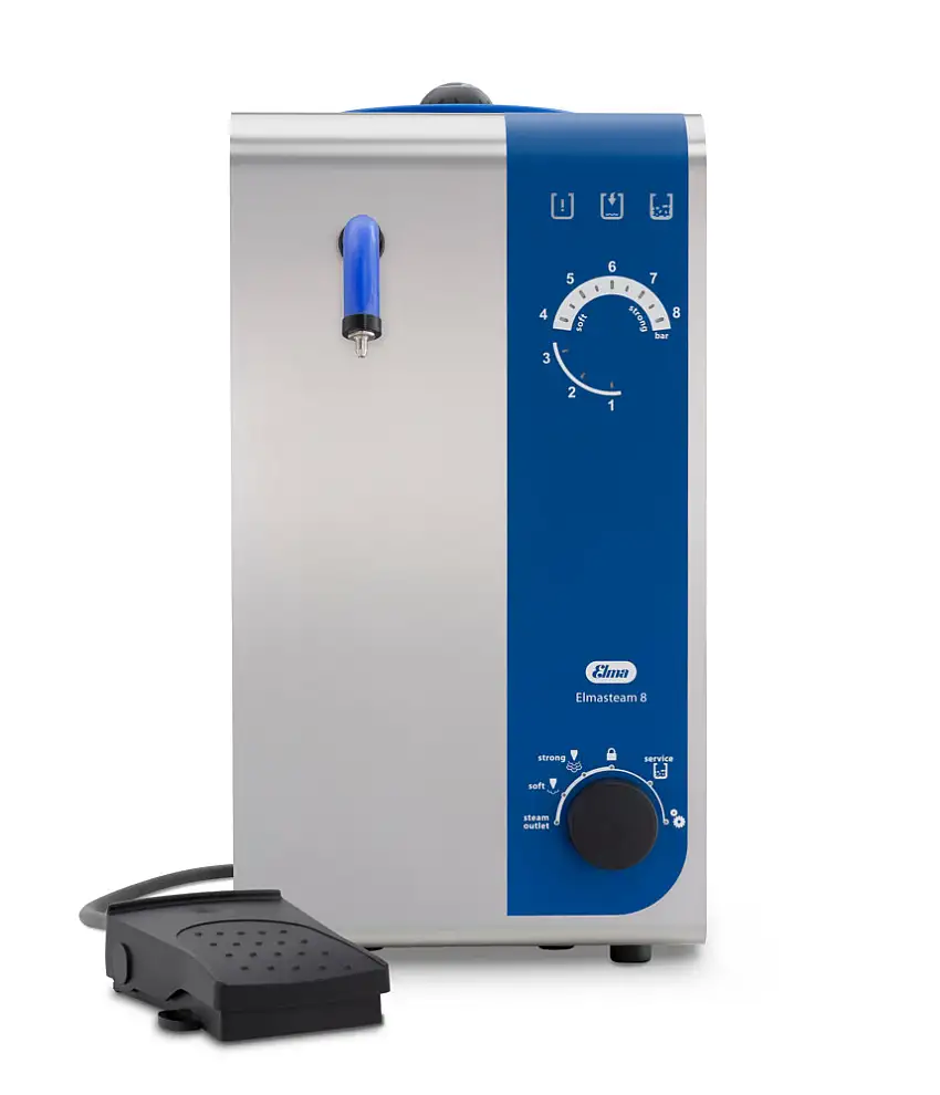 Idropulitrice a vapore Elmasteam 8 basic P-FD-DL, ugello fisso e pompa integr., press.vapore 4-8 bar
