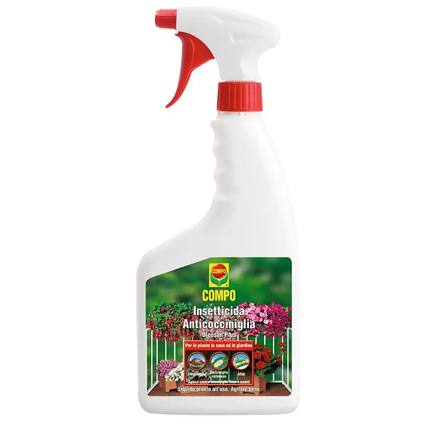 Insetticida Olio Bianco "Oleosan Plus" anti cocciniglia e aficida pronto all' uso 750 ml