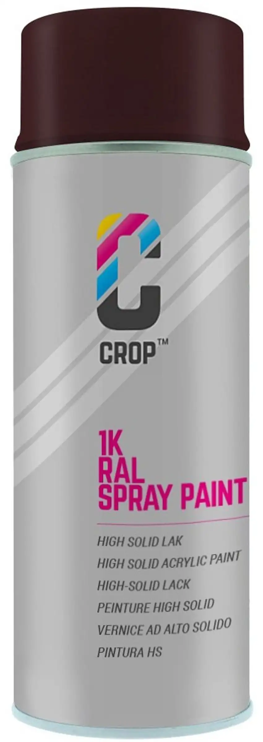 CROP Bomboletta Spray Rosso Nerastro Lucido RAL 3007 - 400ml