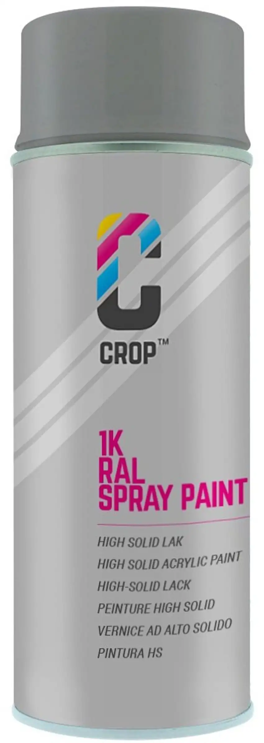 CROP Bomboletta Spray Grigio Polvere Lucido RAL 7037 - 400ml