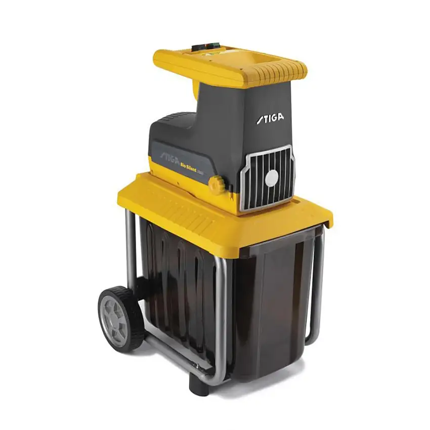 Biotrituratore elettrico a rulli "Bio Silent 2500 w" per polloni, residui vegetali e rami fino a 40mm