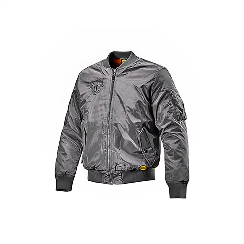 Giubbotto giubbino bomber d-flight xl grigio piombo da lavoro leggero autunno inverno