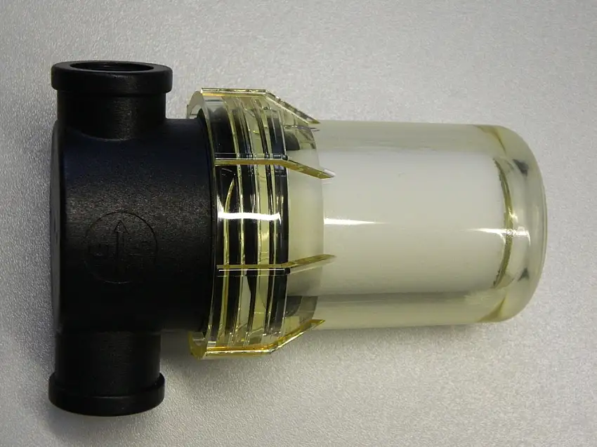 AERO LIFT filtro sottovuoto 1/2, nero, completo, in PP rinforzato con fibra di vetro