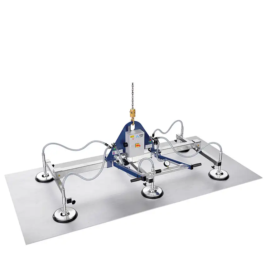 AERO LIFT sollevatore a vuoto AERO-BASIC, con 6 piastre di aspirazione, capacità portante 1500 kg